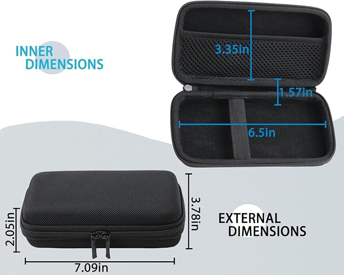 Hard Case Compatible with Ear/Infrared Thermometer, Compatible with iHealth, MILDSIX, KDT EasyEast Ear Themometer