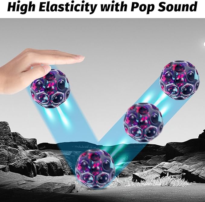 High Elasticity Ball, Super High Bouncing Foam Balls for Adults Improve Hand-Eye Coordination Sports Training