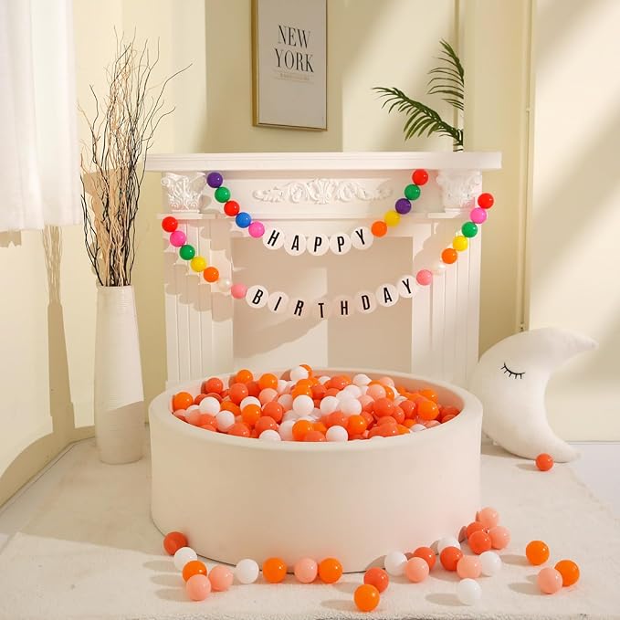 GOGOSO Ball Pit Balls for Toddlers Dogs Baby Boys Girls 2.2Inch Plasticball Toys for Kid Play Tent Birthday Slides Party Decor 50 100 170 200 500 1000