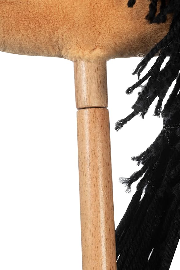 HKM - Hobby Horse Premium, Buckskin with Halter & Tail, Horse for Children, Stick Horse + Accessories for Hobby Horsing, 750 g