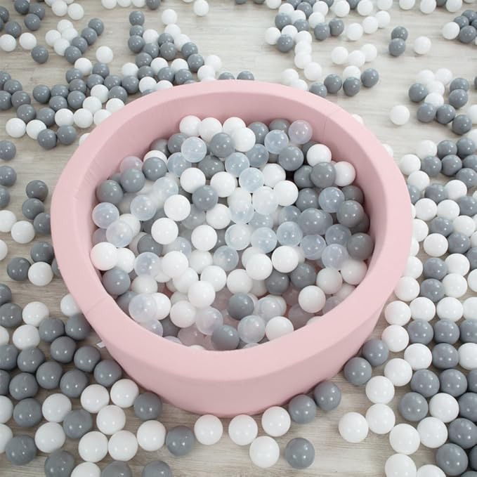 Wonder Space Soft Pit Balls, Chemical-Free Crush Proof Plastic Ocean Ball, BPA Free with No Smell, Safe for Toddler Ball Pit/Kiddie Pool/Indoor Baby Playpen