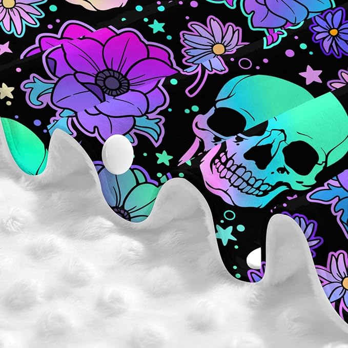 Neon Purple Skull Car Seat Covers for Babies Peekaboo Opening Carseat Cover Soft Nursing Stroller Cover Canopy for Shower Gift Newborn