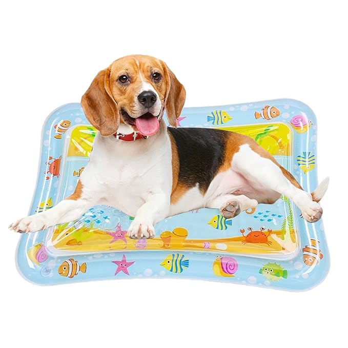 LAFANDE Sensor Water, Pet Cooling Mat, Sensor Water Mat, Water Sensory with Fish for Pet, Water Sensor Mat for Kids, Water Sensory for Cats