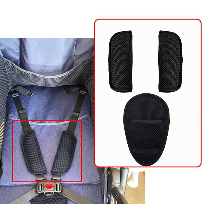 2 Pack Car Seat Strap Covers,Seat Neck Strap Covers for Car,Universal Seat Belt Covers,Car Seat Straps Shoulder Pads for Baby Kids