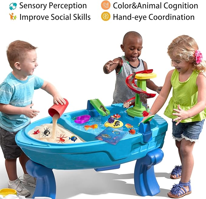 Color Changing Water Table Toys, Mold Free Bath Toys, Squishy Mini Fish Sea Animals Toys for Kids, for Pool, Bathroom, Ocean Party Decorations, Class Rewards, Christmas,Easter