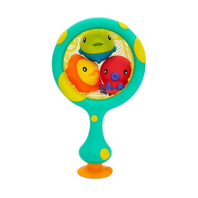 Munchkin Catch and Score Basketball Bath Toy, Multi , 4 Piece Set (Pack of 2)
