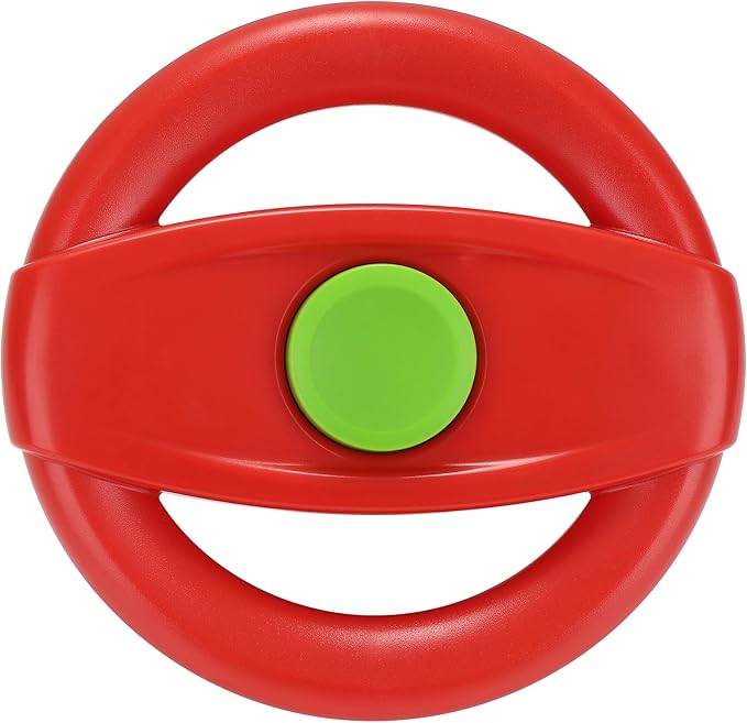 Accmor Stroller Steering Wheel Toy, Simulated Steering Wheel for Stroller Shopping Carts Cart Universal Detachable Pretend Driving Funny Toy Attachment