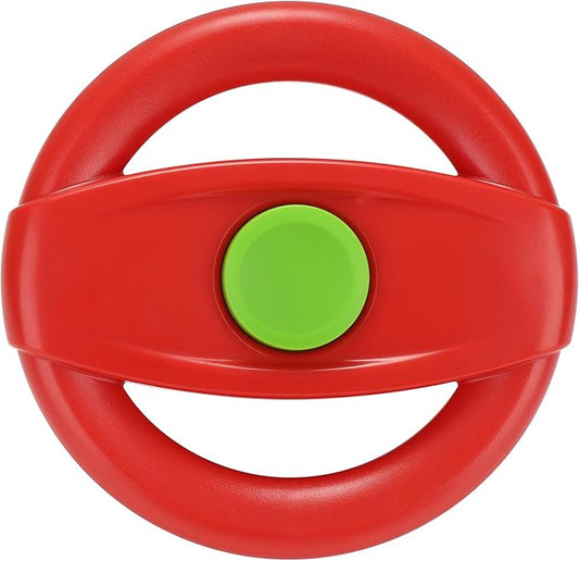 Accmor Stroller Steering Wheel Toy, Simulated Steering Wheel for Stroller Shopping Carts Cart Universal Detachable Pretend Driving Funny Toy Attachment