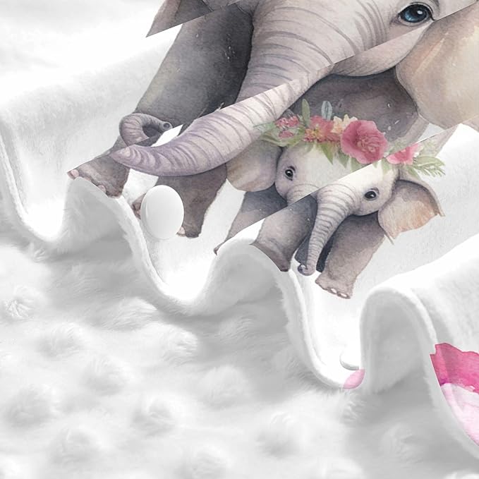 Personalized Baby Car Seat Canopy with Name Custom Minky Elephant Car Seat Covers Nursing Cover for Breastfeeding Multi-Use Cover Infant Carrier Carseat Winter Cover for Newborn Girls Boys