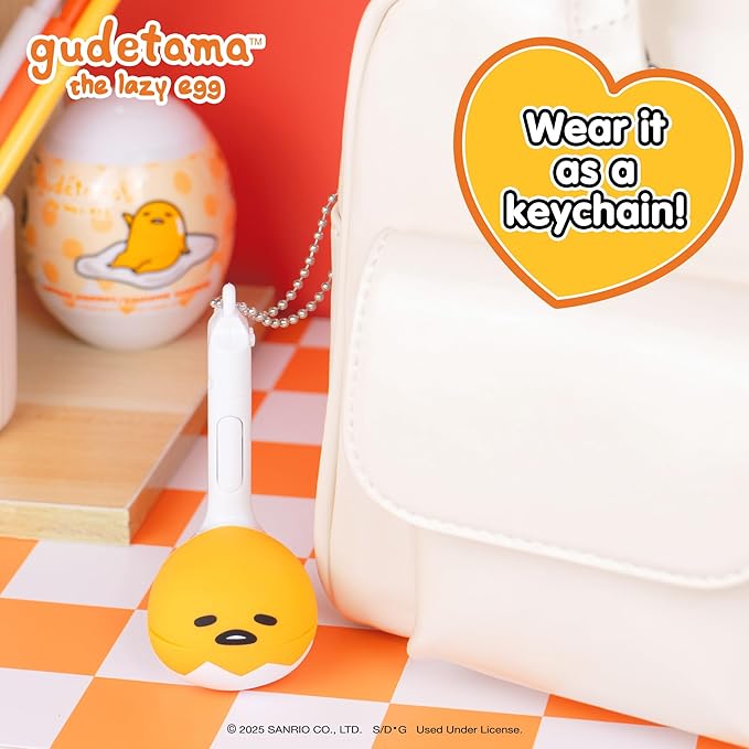 Otamatone Melody Gudetama Electronic Portable Music Instrument / Synthesizer Toy from Japan by Maywa Denki (Officially Licensed Gudetama The Lazy Egg) [English Instructions]
