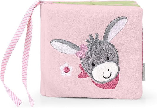 Sterntaler Play Book Emmi Girl The Donkey, Age: Children from Birth Upwards, Pink/Multicoloured