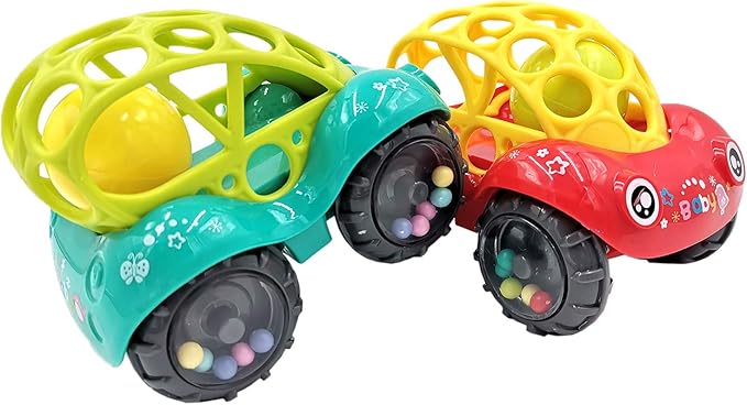 Toy Cars for Toddlers 1-3 - Baby Car Toys for 3-18 Months, Car Toys for 1-5 Year Olds Boy Girl, Baby Toy Cars 3-18 Months Baby Trucks for 3-18 Month