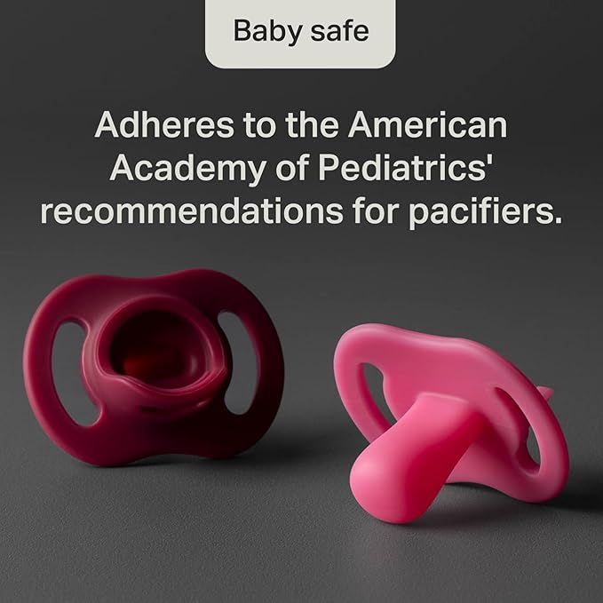 Tommee Tippee Ultra-Light StayPut Pacifier, One-Piece Silicone Design, 6-18m, 4 Pack