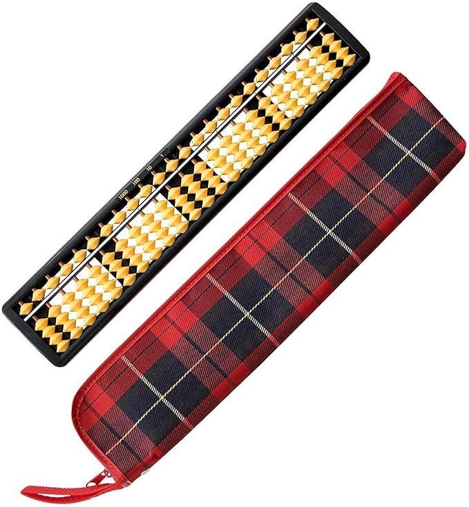 Unshudo Abacus Pack 23 Digit U-23E Solo Ban Patsk #19 Red