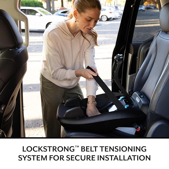 Evenflo LiteMax NXT Rear-Facing Lightweight Preemie and Infant Car Seat 3-30lbs with SensorySoothe. Easy Install with Base (Quartz)