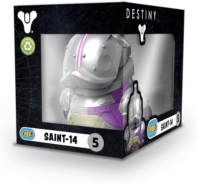 TUBBZ Boxed Edition Saint 14 Collectible Vinyl Rubber Duck Figure - Official Destiny 2 Merchandise - PC & Video Games