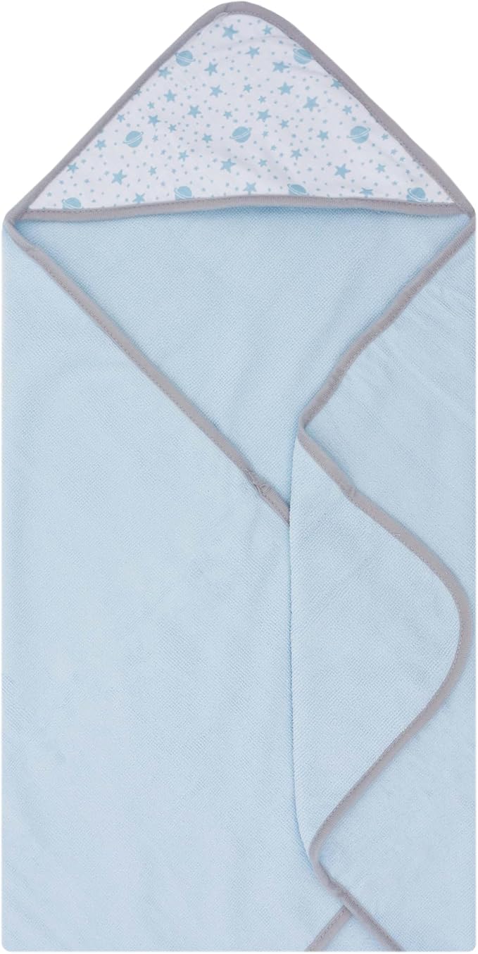 Hooded Baby Towels 3-Pack – Soft Baby Bath Towels with Hood for Newborns & Toddlers, Baby Hooded Towel Set, 30" x 26" (Moon Bear)