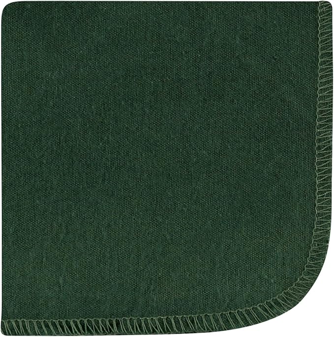 Hudson Baby Unisex Baby Flannel Cotton Washcloths, Animal Adventure 10 Pack, One Size