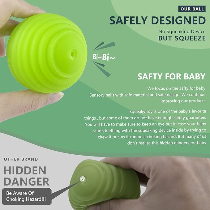 Sensory Balls for Baby Sensory Baby Toys 6 to 12 Months for Toddlers 1-3, Sensory Turtle Toy with Sensory Balls, Montessori Toys for Babies 6-12 Months Infant 0-6 Months (12 Pack)