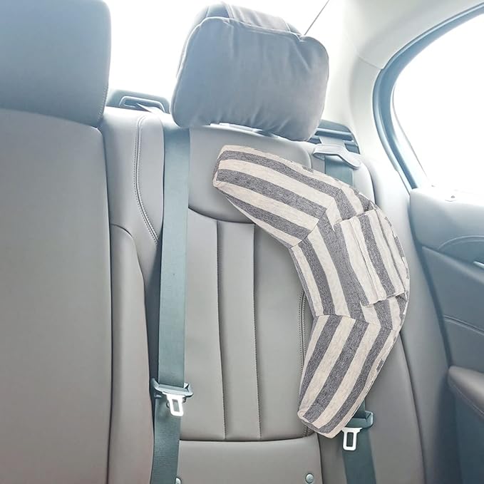 Kids Car Travel Pillow Car Seat Belt Pillow Cute Plush Headrest Neck Cushion Safety Strap Cover Universal Fit