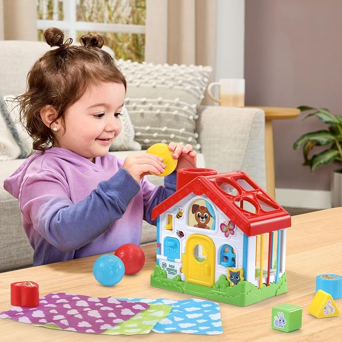 LeapFrog 4-in-1 Discovery House, Hands-On Infant Busy Toy