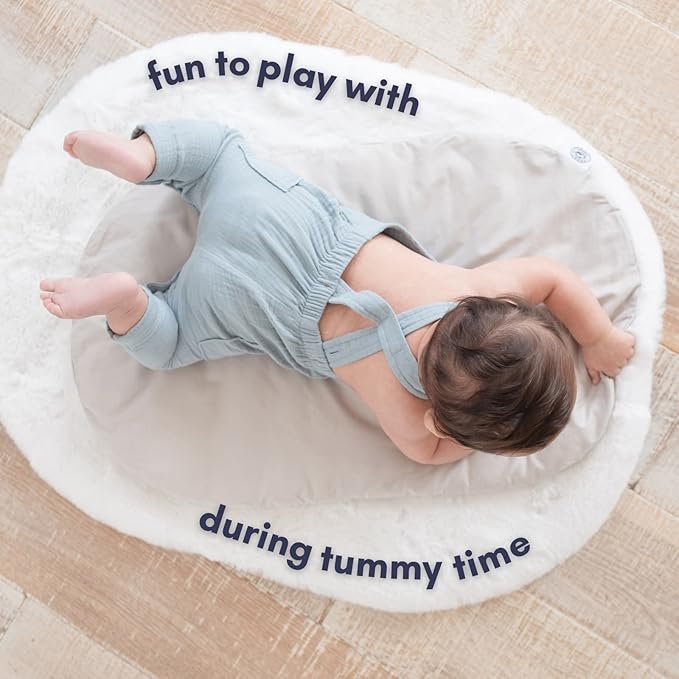 Topponcino Fur Rug by The Montessori Faux Fur Baby Mat for Extra Warmth & Softness | Animal-Friendly | Machine Washable