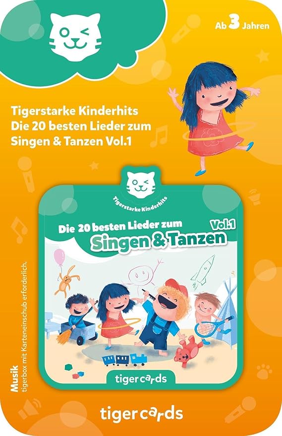 Tigerbox 4168 tigercard-The 20 Best Songs for Singing & Dancing