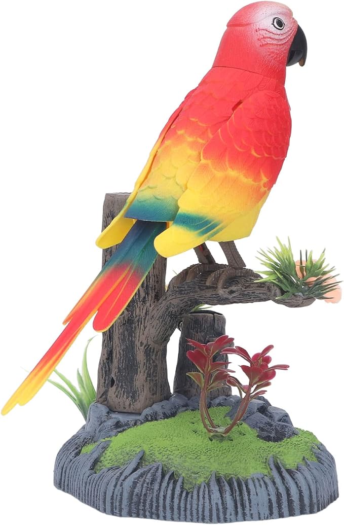 Electric Voice Control Chirping Singing Toy Fluttering Simulation for Children Adults (506G)