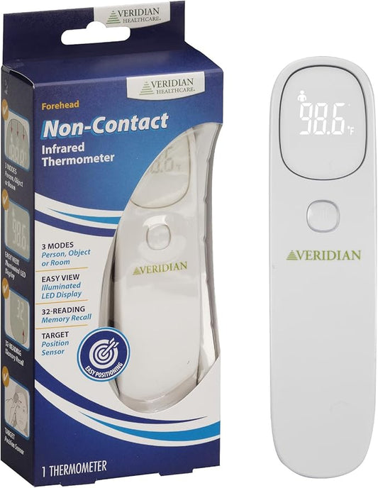 Veridian Non-Contact Thermometer LED Display 09-313 1 Each
