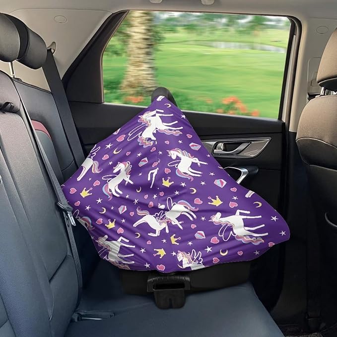 AFPANQZ Horse Breastfeeding Nursing Cover Baby Carseat Canopy for Babies Infant Newborn Stroller Cover Breastfeeding Scarf for Stroller High Chair Shopping Cart Cover