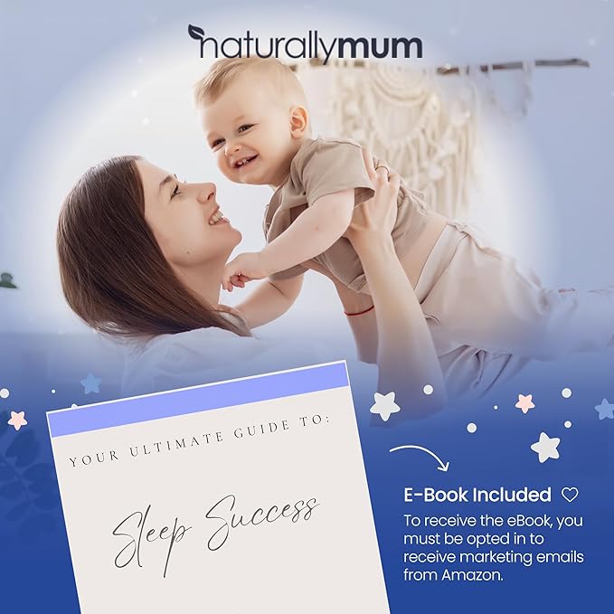 NaturallyMum Baby Magnesium Lotion with Calcium & Vitamin D | Support for Sleep, Heart, Bone, Nerve, Gut and Muscle Health | Alternative to Melatonin | Lavender & Chamomile 4.2 fl oz