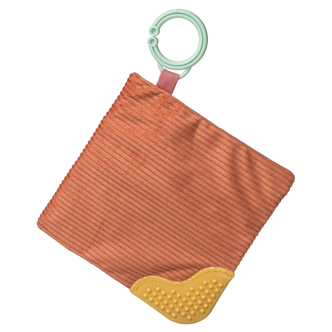 Mary Meyer Sweet Soothie Crinkle Teether Toy with Baby Paper and Squeaker, 6 x 6-Inches, Cactus