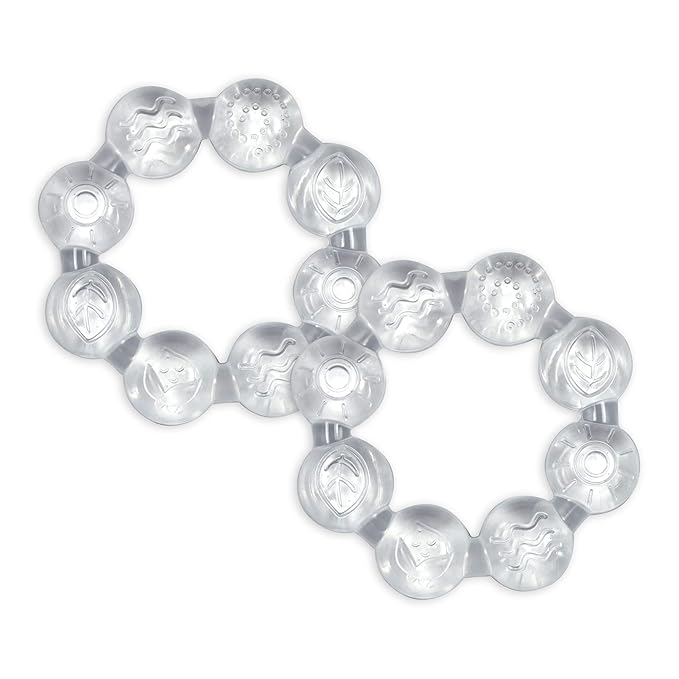 Green Sprouts Cool Ring Teether (2 Pack) Clear - 6mo+