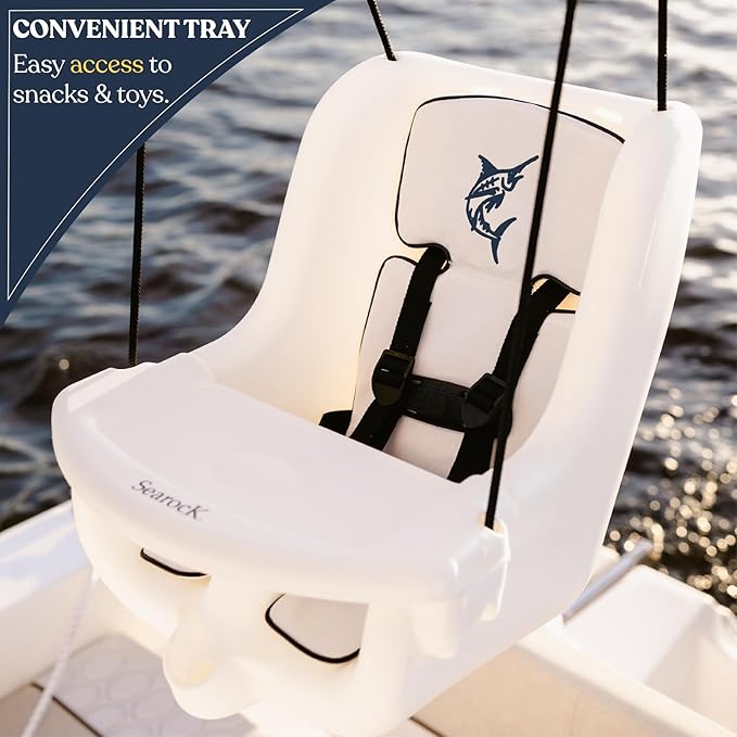 SearocK Marine-Grade Baby Swing Seat – Outdoors for Boats, Porches, Swing Sets – Heavy-Duty for Ages 6 Months to 4 Years