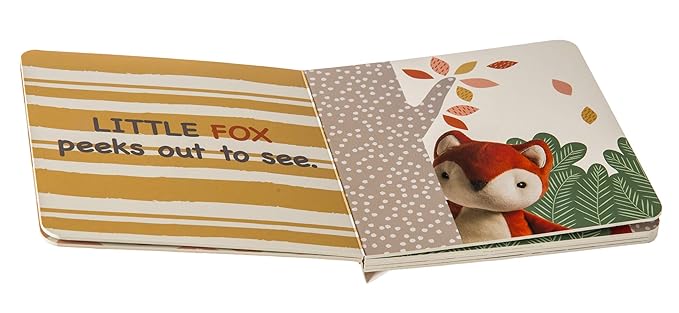 Mary Meyer Leika Baby Board Book, 6 x 6-Inches, Little Fox