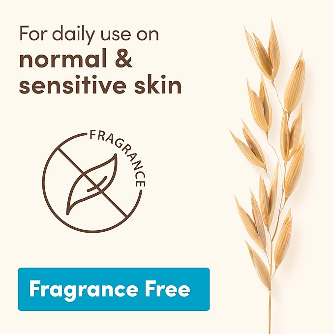 Aveeno Baby Daily Moisture Body Lotion for Sensitive Skin, Hypoallergenic Moisturizing Baby Lotion with Nourishing Oatmeal to Deeply Moisturize Baby's Skin, Fragrance-Free, 12 fl. oz