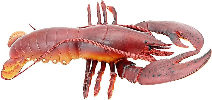Gemini&Genius Marine Animal Toys, Giant Lobster Action Figure, Soft Plastic Lobster Toys, Wildlife Toys, Great Boys Girls Toys, Good Birthday Gift for Kids