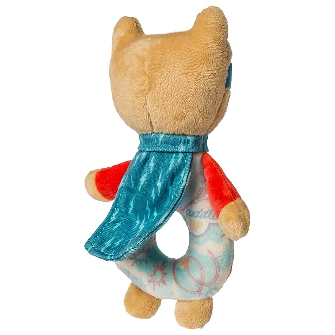 Mary Meyer Soft Ring Baby Rattle, 6-Inches, Lil' Hero