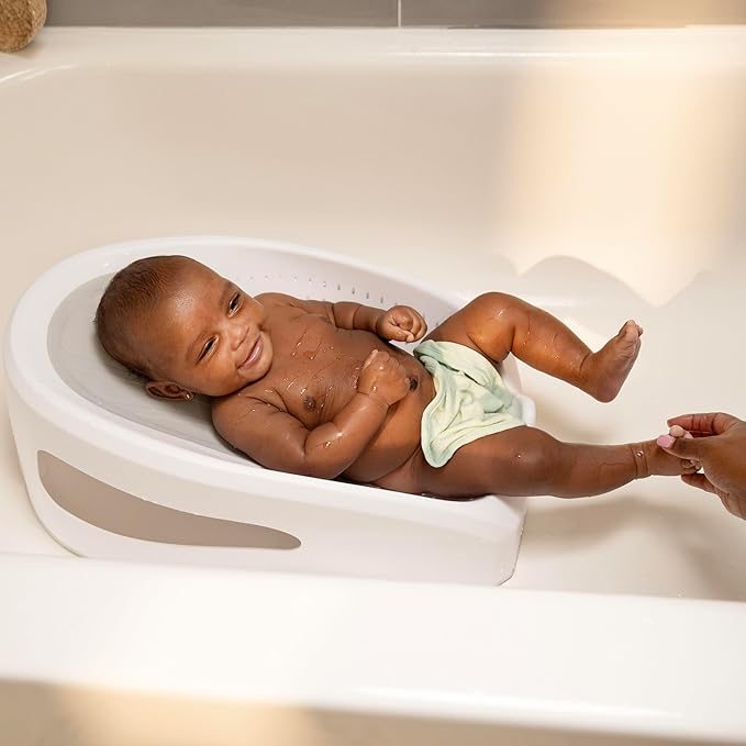 ity by Ingenuity Easy Rinse Bather Baby Bath Seat, Non-Slip Soft Support, 0-6 Months, Up to 20 lbs (Pack of 2)