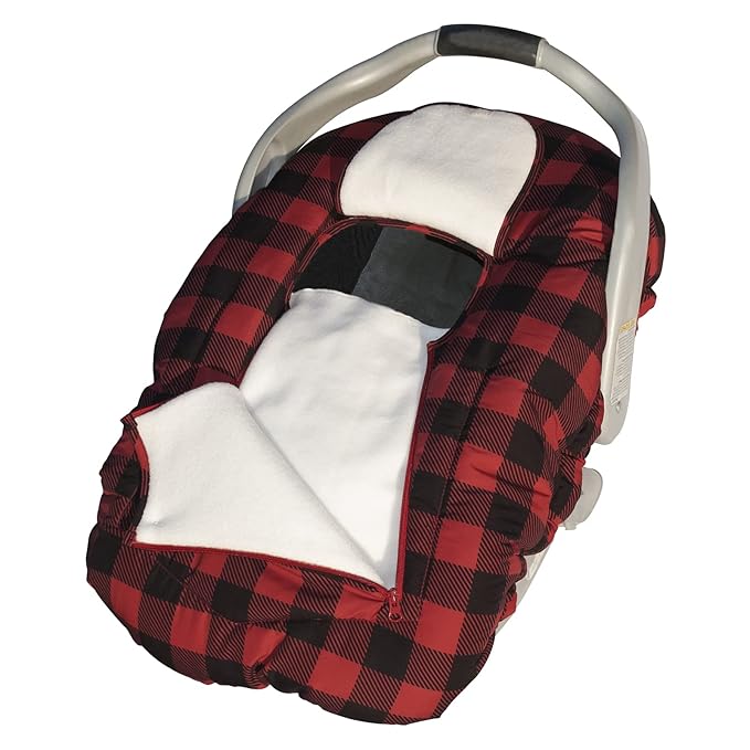 Jolly Jumper Deluxe Sneak-A-Peek - Red/Black Plaid