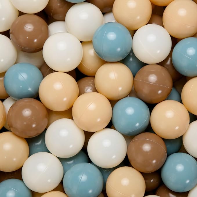 GOGOSO Ball Pit Balls for Toddlers Dogs Baby, 2.2 Inch Pastel Play Ball Toys Kid Ballpit, Bounse House, Birthday, Tent, Party,100 pcs