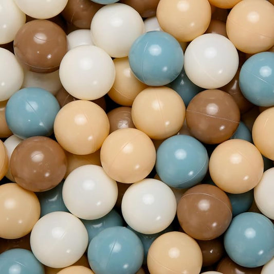 GOGOSO Ball Pit Balls for Toddlers Dogs Baby, 2.2 Inch Pastel Play Ball Toys Kid Ballpit, Bounse House, Birthday, Tent, Party,100 pcs