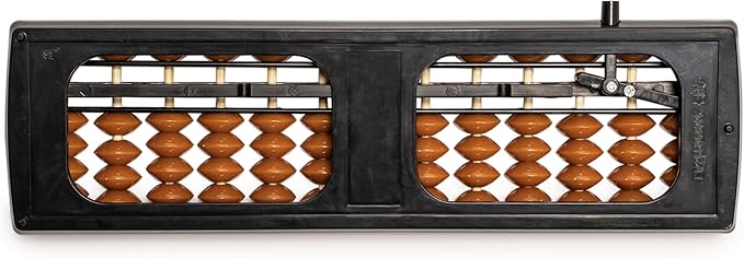 Yellow Mountain Imports Soroban Abacus - 13 Column, 9.7-Inch Professional Japanese Calculator for Mental Math and Montessori Learning