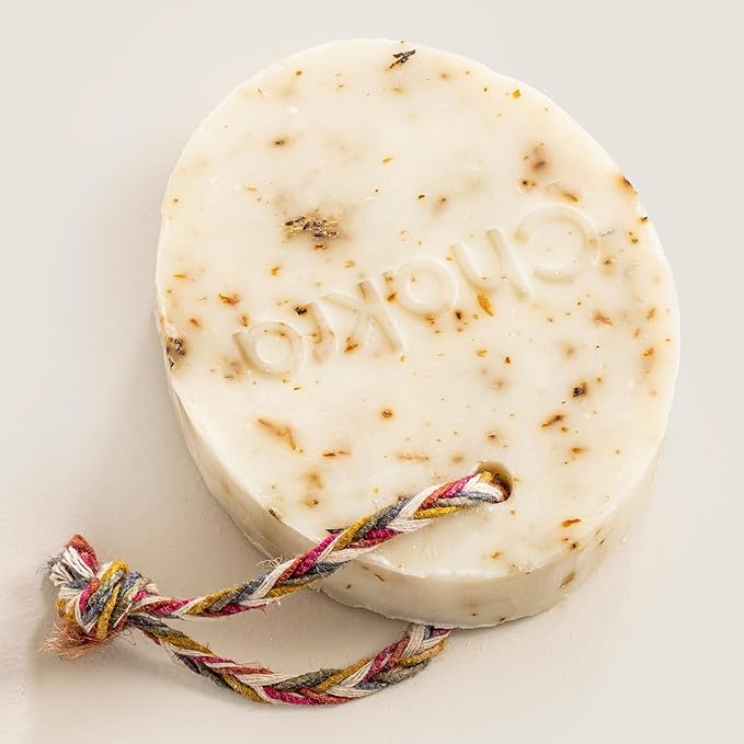 Chakra Natural Tea Tree & Rose Petal Oval Soap 200g
