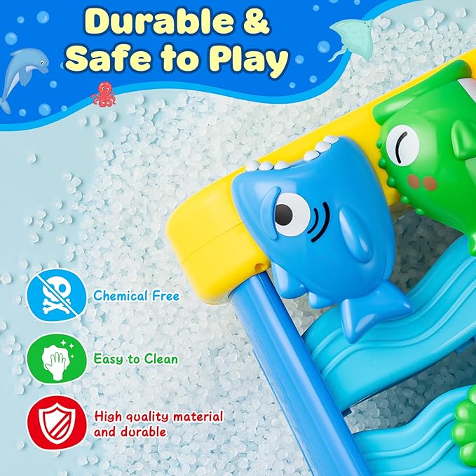 V-Opitos Musical Toys for 1, 2 Years Old Boys & Girls, Feeding Interactive Toddler Toys for Baby 12-18 Months, Montessori Education Toys, Perfect Christmas Birthday Gifts