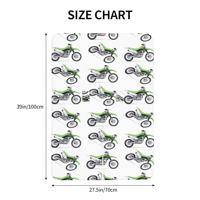 Motorcycle Green Dirt Bike Baby Car Seat, Rain Shelter, Multifunctional Nursing Cover for Newborns, Mother Care, Breastfeeding
