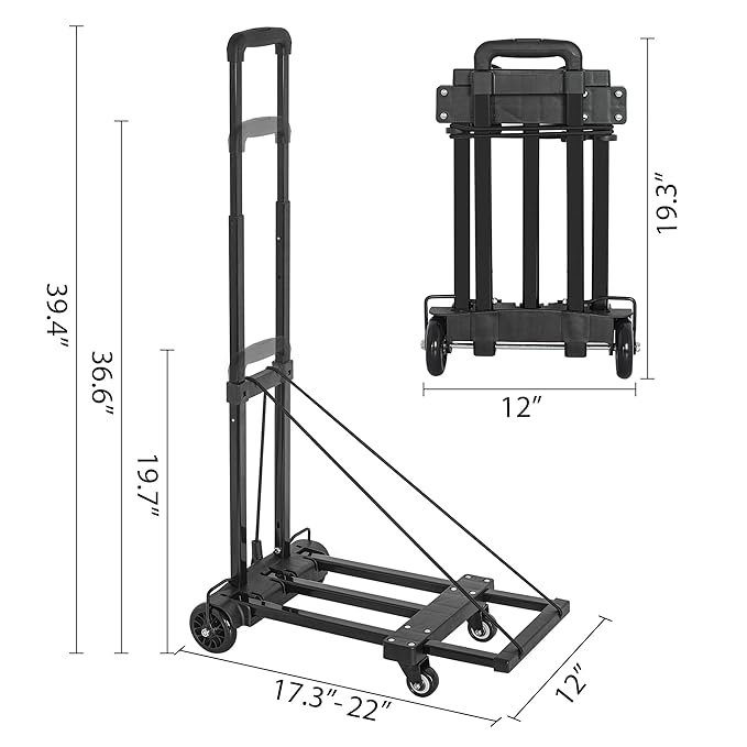 AKOZLIN Travel Airport Toddler Cart for Car Seat (Only fit for car Seats with ISOFIX Interface) Adjustable Belt Trolley Dolly