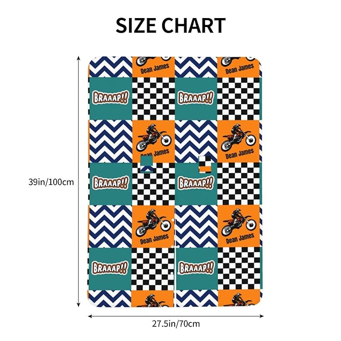 Personalized Baby Car Seat Canopy with Name – Custom Motocross Minky Nursing Cover for Boys, Soft Stroller Cover for Infants & Newborns, Carseat Canopy for Breastfeeding