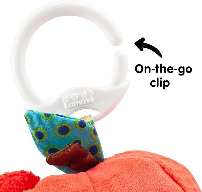 Lamaze Archer The Apple Clip & Go Baby Toy