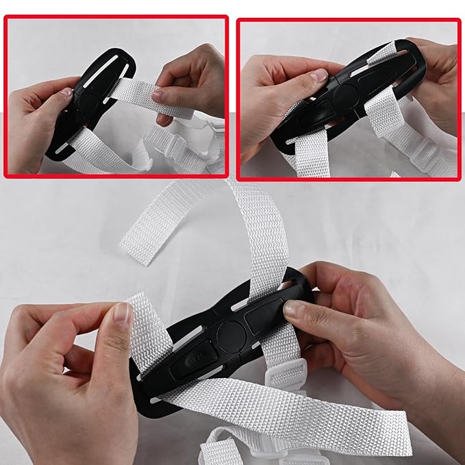 Child Seat Chest Clip,Baby Seat Chest Harness Buckle Buckle Lock Seat Chest Stroller Chest Universal Replacement for Baby and Kids Trend (Black)